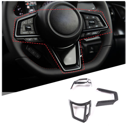 Carbon Fiber ABS Interior Full Cover Trim Kit Set For Subaru WRX AT 2022-2025 - Styles 1-5 31