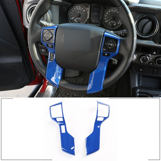 ABS Blue Interior Console Cover Trim Car Accessories For Toyota Tacoma 16-23 - Styles 1-5 1