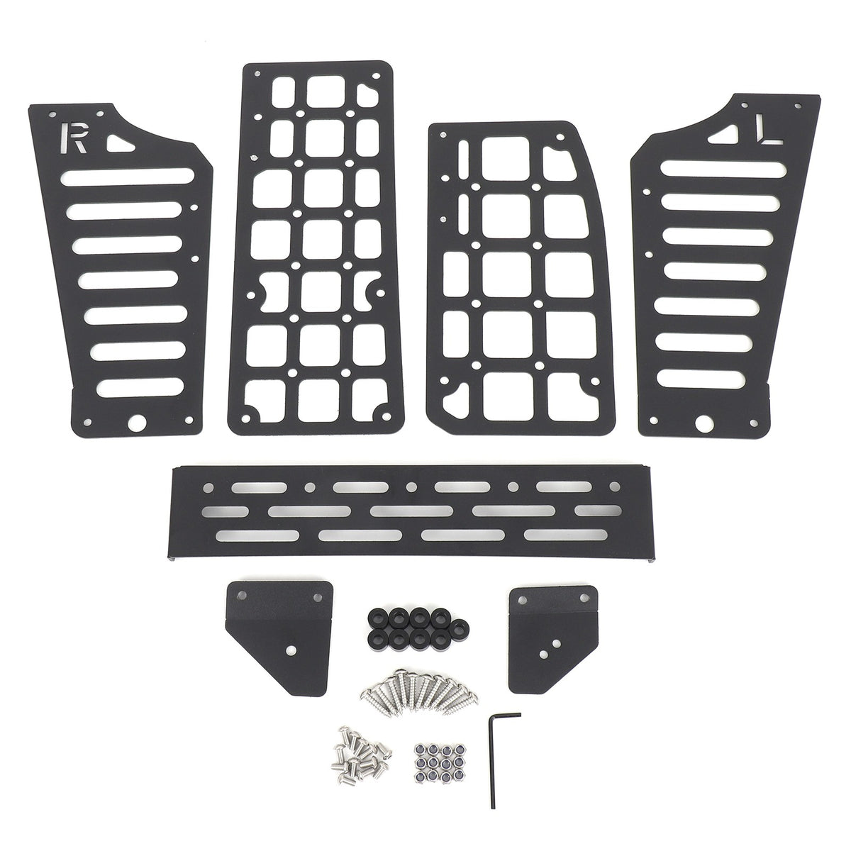 Magnetic Phoner Holder Center Console Molle Panel Device For Toyota FJ Cruiser 2