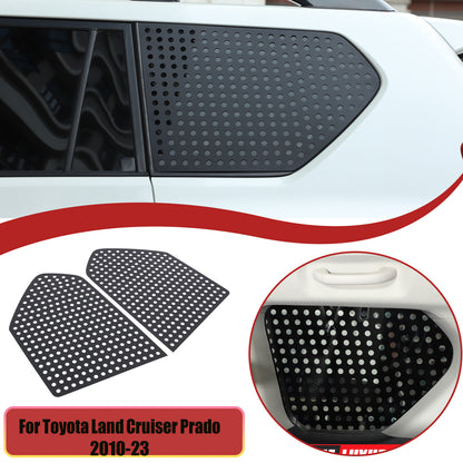 Exterior Rear Quarter Window Pillar Cover For Toyota Land Cruiser Prado 10+ US 1