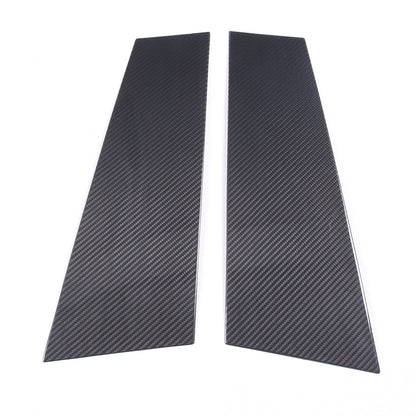 Real Carbon Fiber B-Pillar Cover Trim Frame For BMW 4 Series G26 2022-23 17