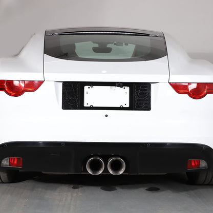 Rear license plate Black Auminum Alloy filler Frame For Jaguar F-TYPE 2013-24 US 5