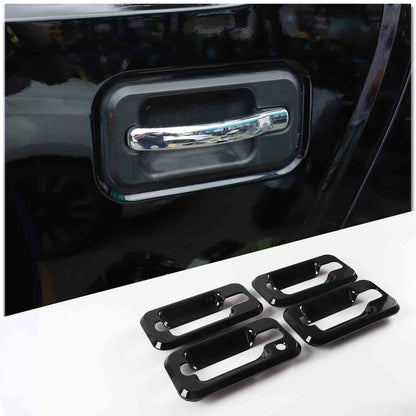 Glossy Piano Black Front Bumper Exterior Trim Cover Set For Hummer H2 2003-2009 - Styles 1-5 29