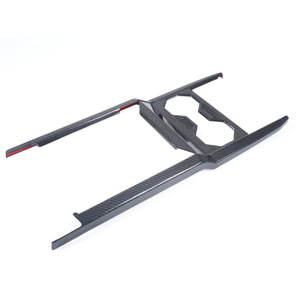 Real Dry Carbon Fiber Center Console Interior Trim For Tesla Cybertruck 2024+ 19