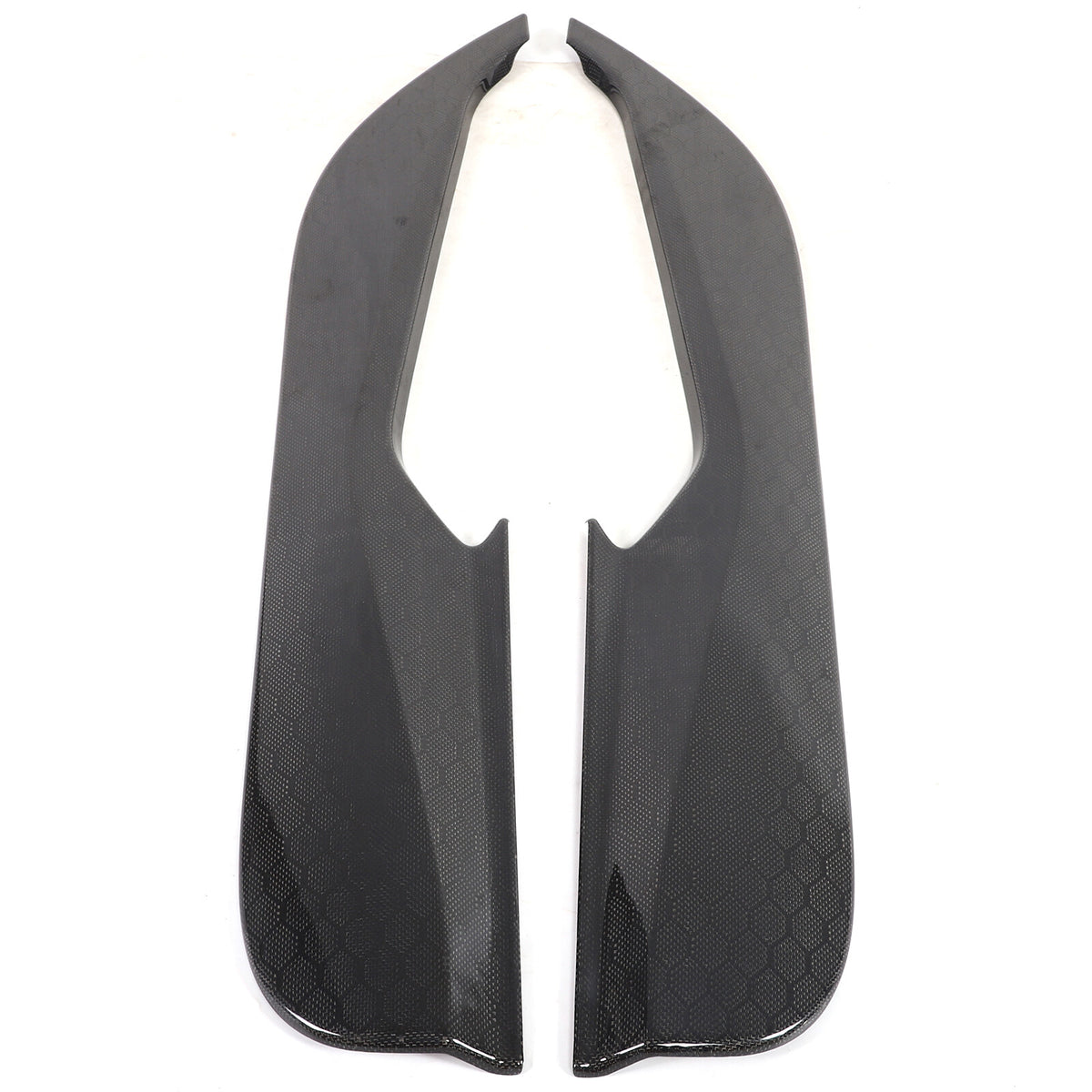 Honeycomb Real Carbon Fiber Door Anti-Kick Panel Trim For Corvette C8 2020+ 3