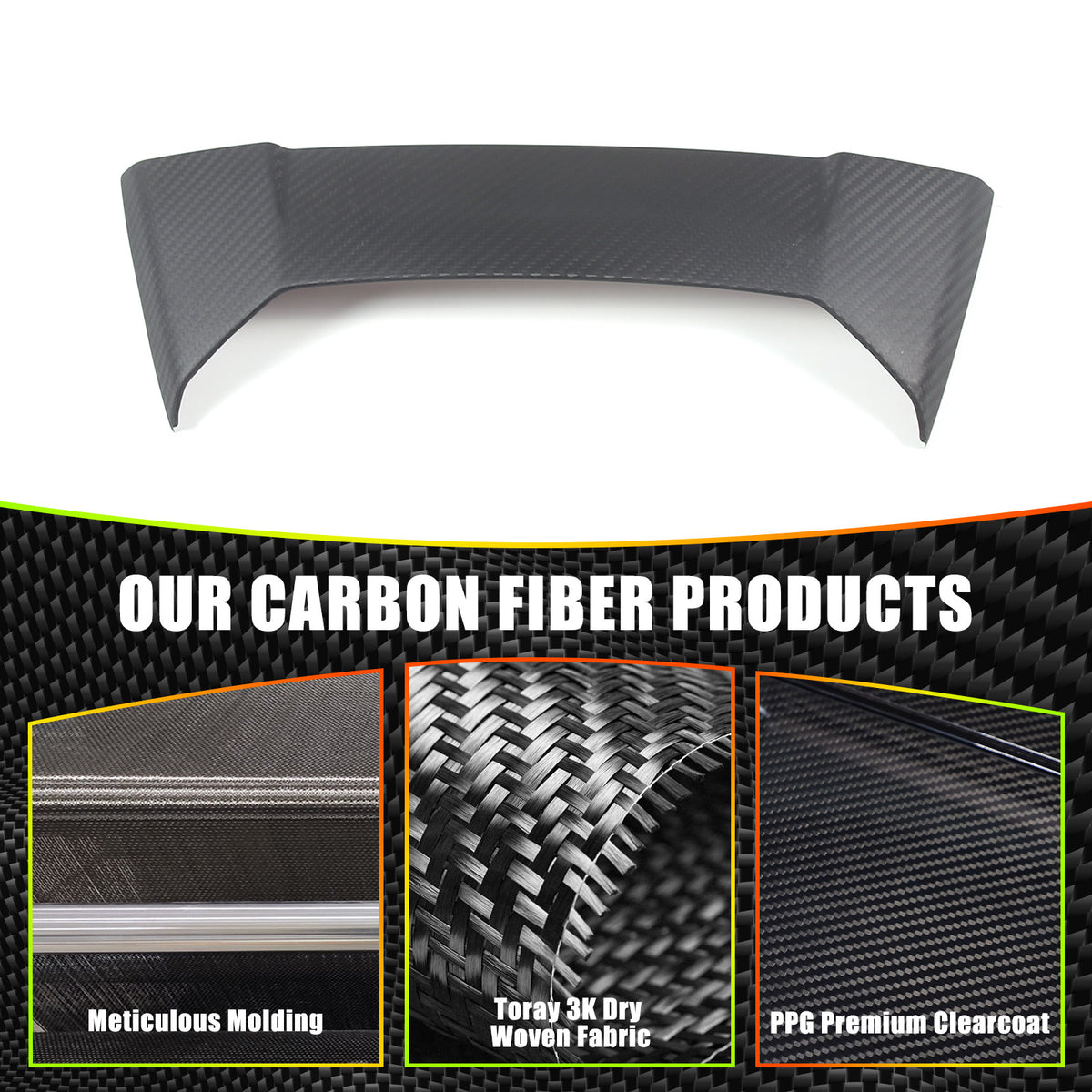 Matte Real Carbon Fiber Interior Exterior Trim Cover For Corvette C8 2020-25 63
