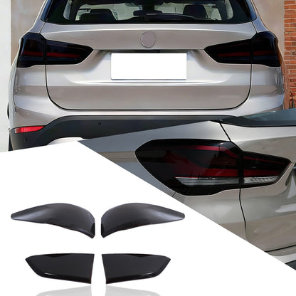 Smoked Black Rear Tail Light Guard Decor Cover Trim Bezel For BMW X1 F48 2020-22 9
