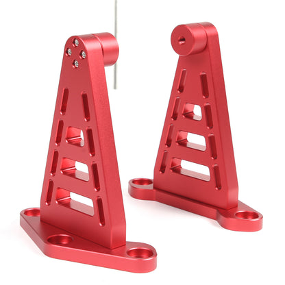 Replacement Red Alloy Hood Hydraulic Rod Base Bracket For Corvette C8 2020-2026 15