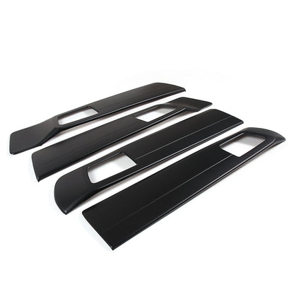 Matte Black Inner Interior Door Handle Panel Trim Cover For Toyota Tundra 2022+ 13