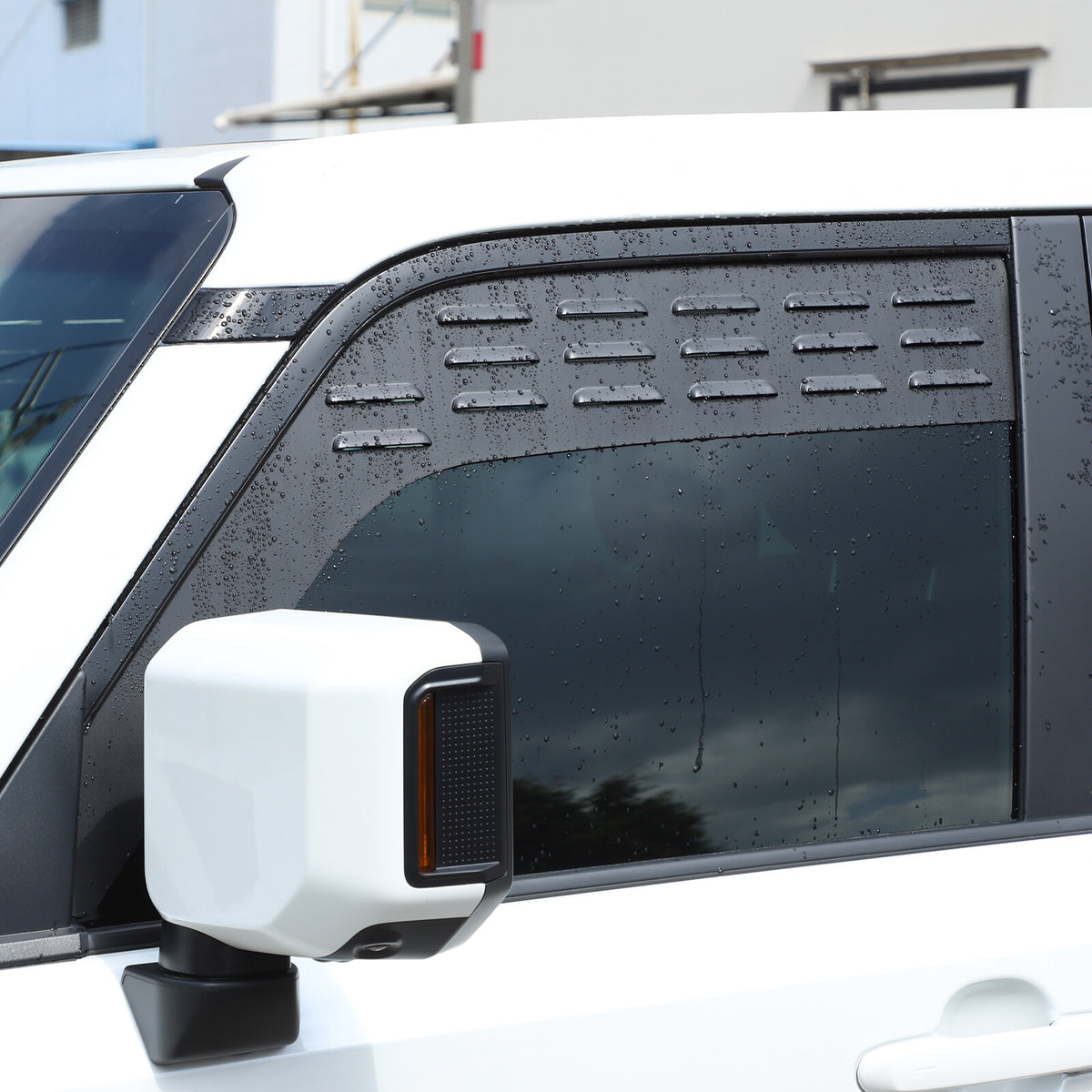 Front Door Window Louver Air Vent Panel Trim For Toyota Land Cruiser LC250 24+ 4