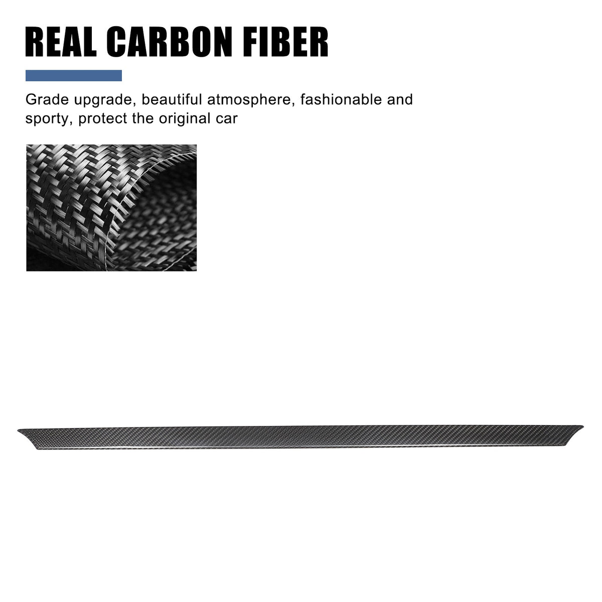 Real Carbon Fiber Tailgate Trim For Alfa Romeo Giulia 952 2017-2020 6