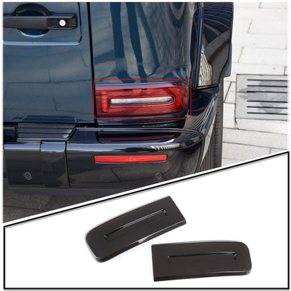 For G-Class W464 G500 G63 2019-2023 Rear Tail Light Lens Cover Trim Smoke black 3