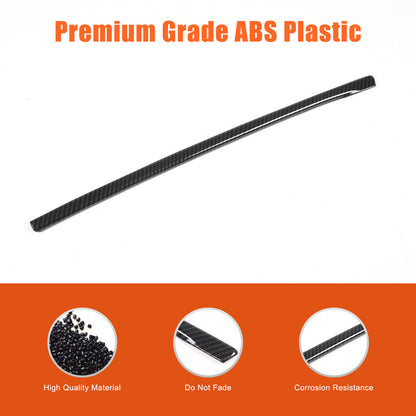 ABS Carbon Fiber Center A/C Button Left Side Strip Trim Cover For Corvette C8 14