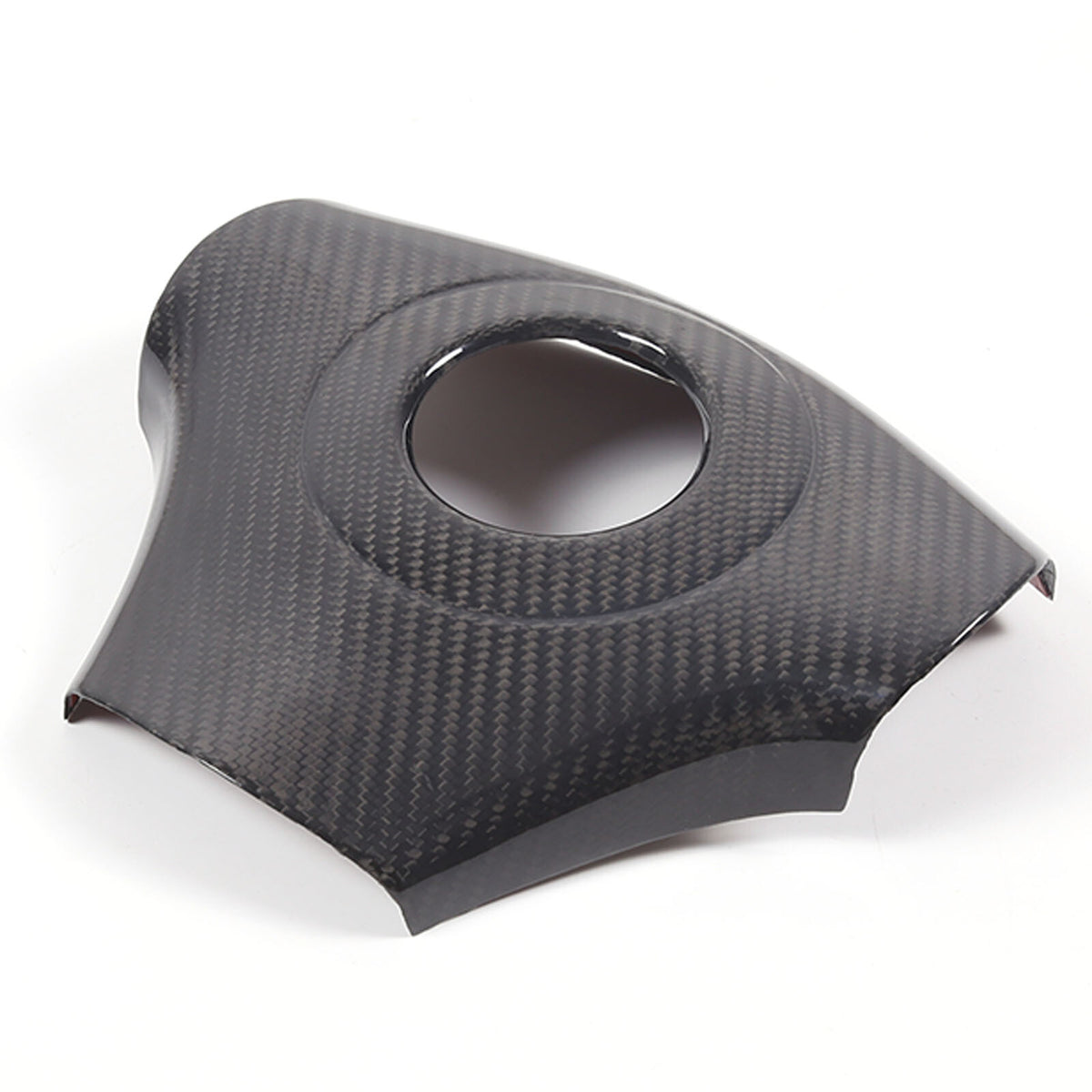 Real Dry Carbon Fiber Steering Wheel Decorative Cover Trim For Corvette C6 05-13 16