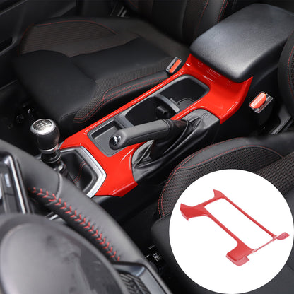 Red ABS Center Console Gear Shift Cup Holder Trim for Subaru WRX VB MT 2022-24 19