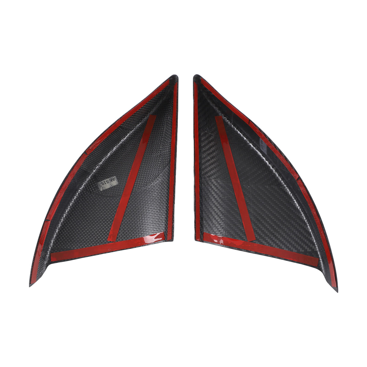 Matte Real Carbon Fiber Inner A-pillar Cover Trim For Lamborghini URUS 2018-2023 8