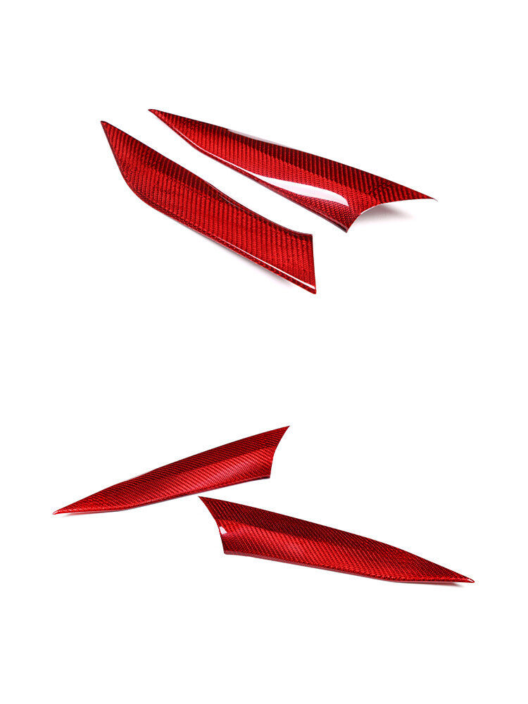 Red Real Carbon Fiber Center Gear Shift Side Trim For BMW 3 Series M340i 2025+ 5