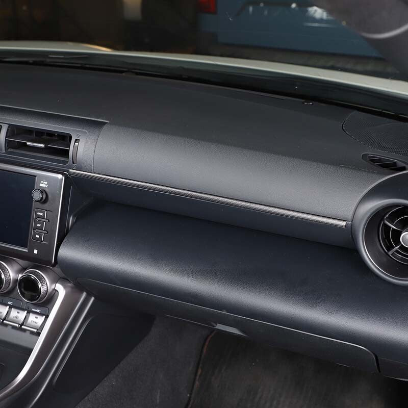 Matte Real Carbon Fiber Interior Center Trim Set For GR86/Subaru BRZ 2022+ 81