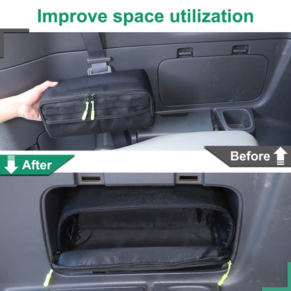 Rear Trunk Left & Right Side Storage Bag Organizer For Toyota Prado FJ120 03-09 9