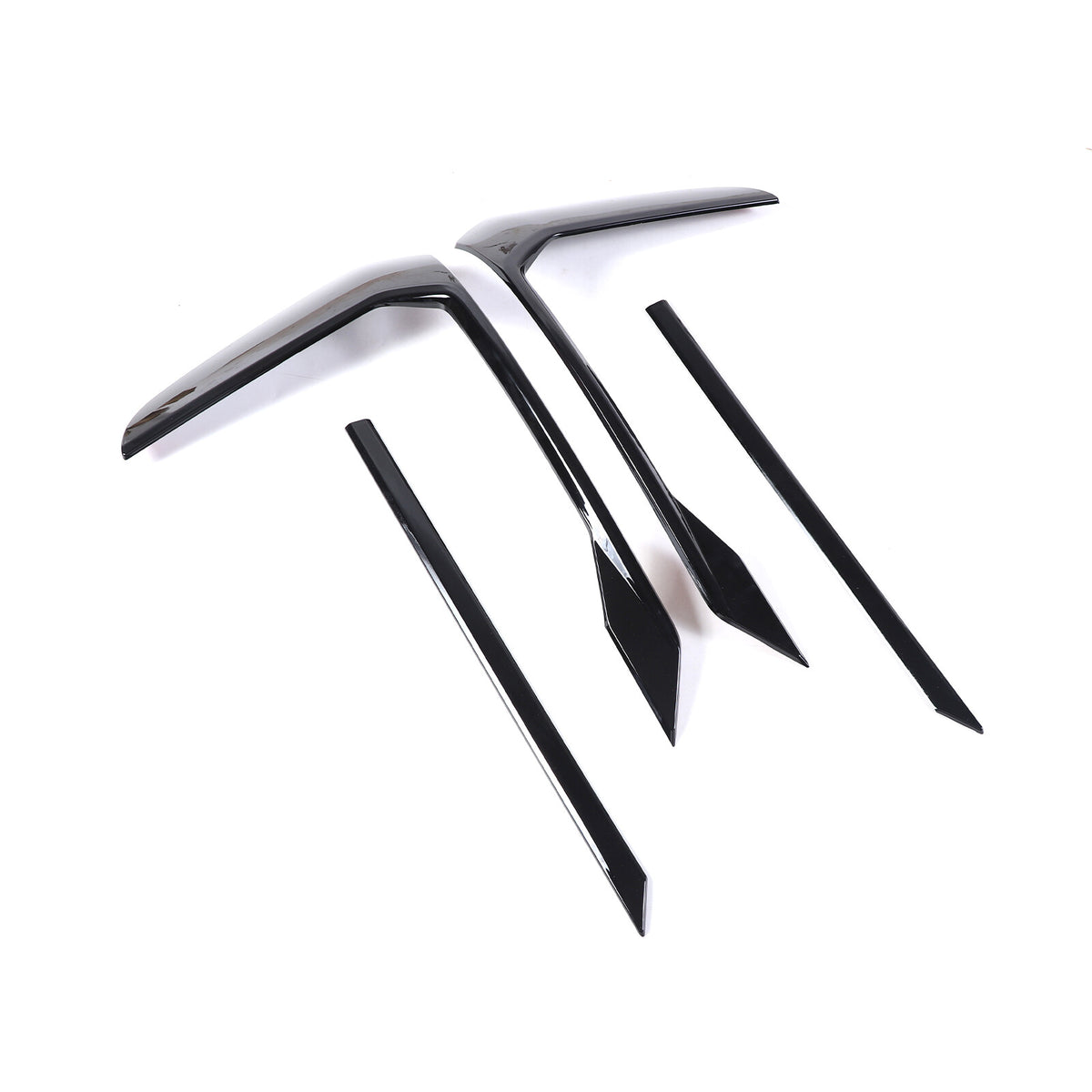 Glossy black Rear Lower Bumper Cover Molding Trim For BMW 5 Series G60 i5 2024+ 10