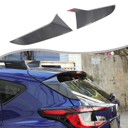 ABS Carbon Fiber Rear Window Sill C Pillar Trim For Subaru Crosstrek GU 2024 8