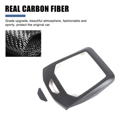 Matte Carbon Fiber Console Gear Panel Trim Cover For BMW 5 Series G60 i5 2024+ 13