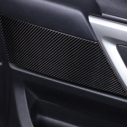 Carbon Fiber Inner Door Trim Panel Sticker For Nissan Titan 2016-23 2