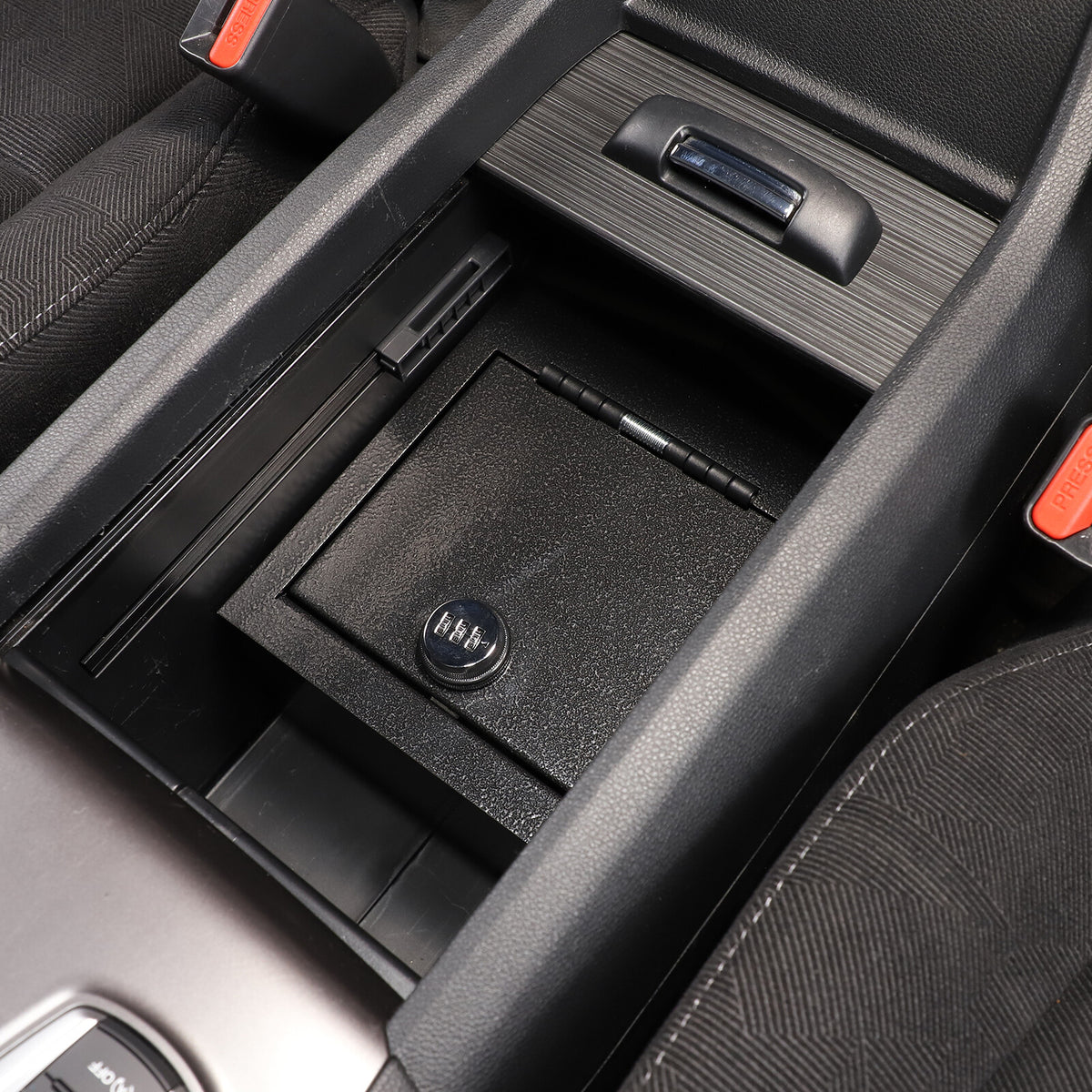 Center Console Safe Storage Box with Keys & Tray for Honda Pilot 2015-22 US 13