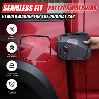 Alloy Locking Fuel Door Gas Tank Cap Cover Lock Key For Toyota Tacoma 2016-2023 20