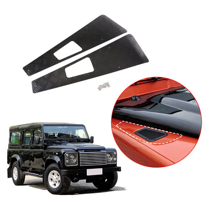 Front Side Hood Vent Trim Cover for For Land Rover Defender 90 110 2004-18 8