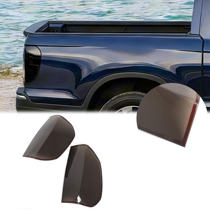 Smoked Black Taillight Lamp Cover Trim Overlays For Honda Ridgeline 2017+ US 4