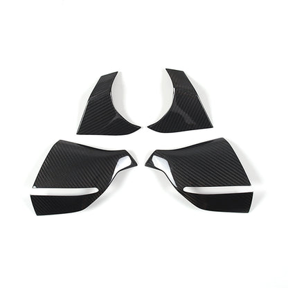 For C8 Corvette Stingray Z51 Z06 20+ Carbon Side Mirror Cover Lower Base Set US 11