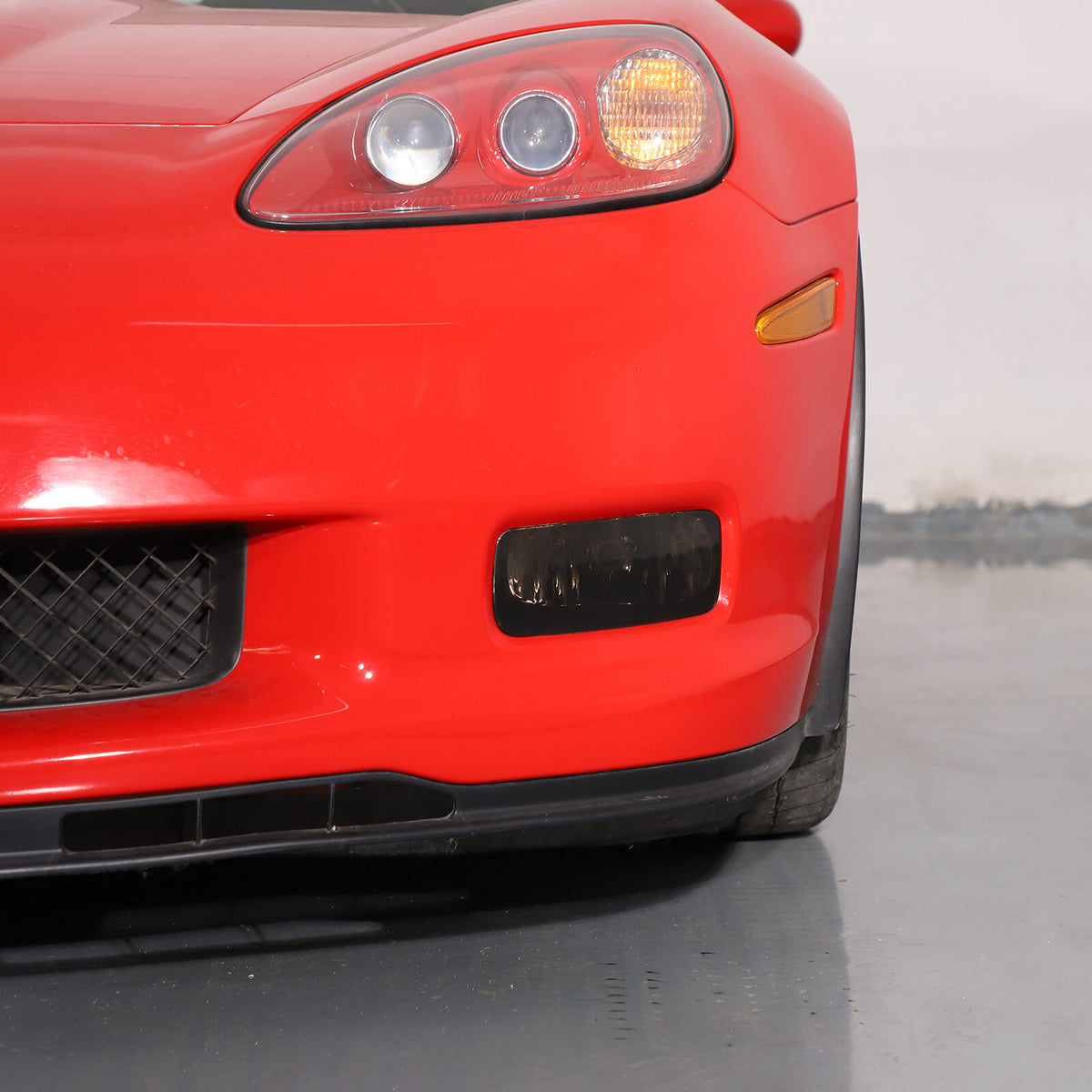 Smoked Black Front Headlight & Rear Tail Light Cover Trim For Corvette C6 05-13 21