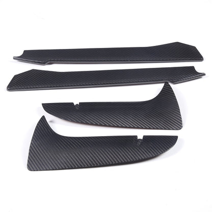 Real Dry Carbon fiber Front Bumper Fog Light Lamp Trims for Corvette C8 2020-26 8
