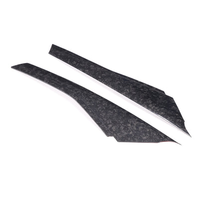 Real Forged Carbon Fiber A-pillar Panel Sticker Trim For Corvette C7 2014-2019 6