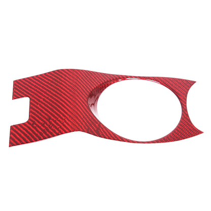 Real Carbon fiber Center Armrest Cup Holder Cover Trim For McLaren GT 19-22 4