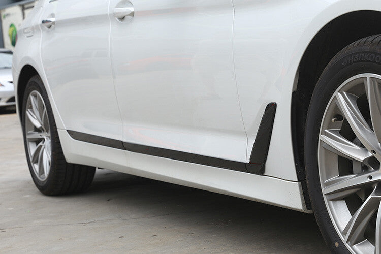 Glossy Black Door Body Side Molding Cover Trim For BMW 5 Series 2018-22 5