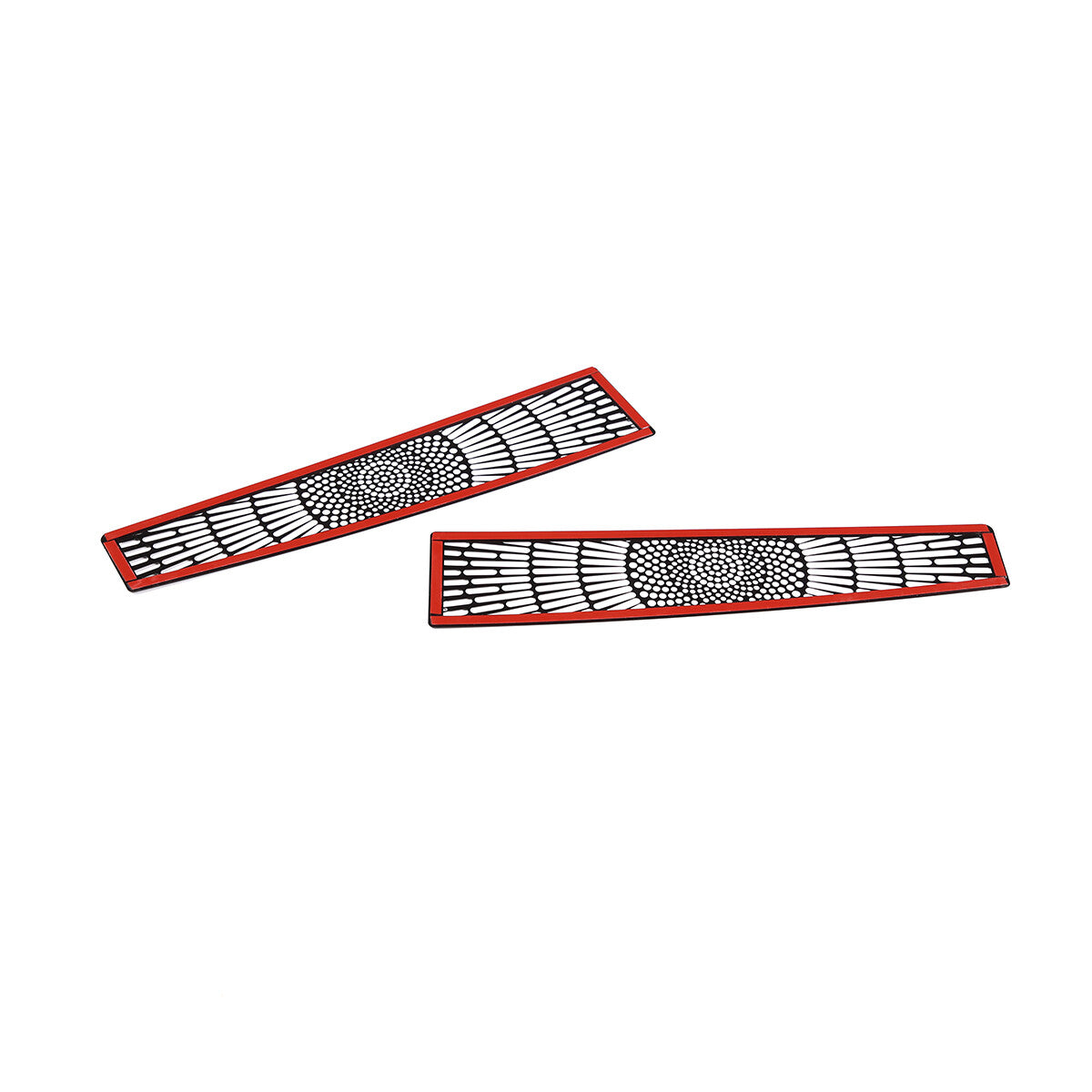 Stainless Steel Black Dashboard Air Vent Outlet Cover Trim For Hummer H2 2003-07 10