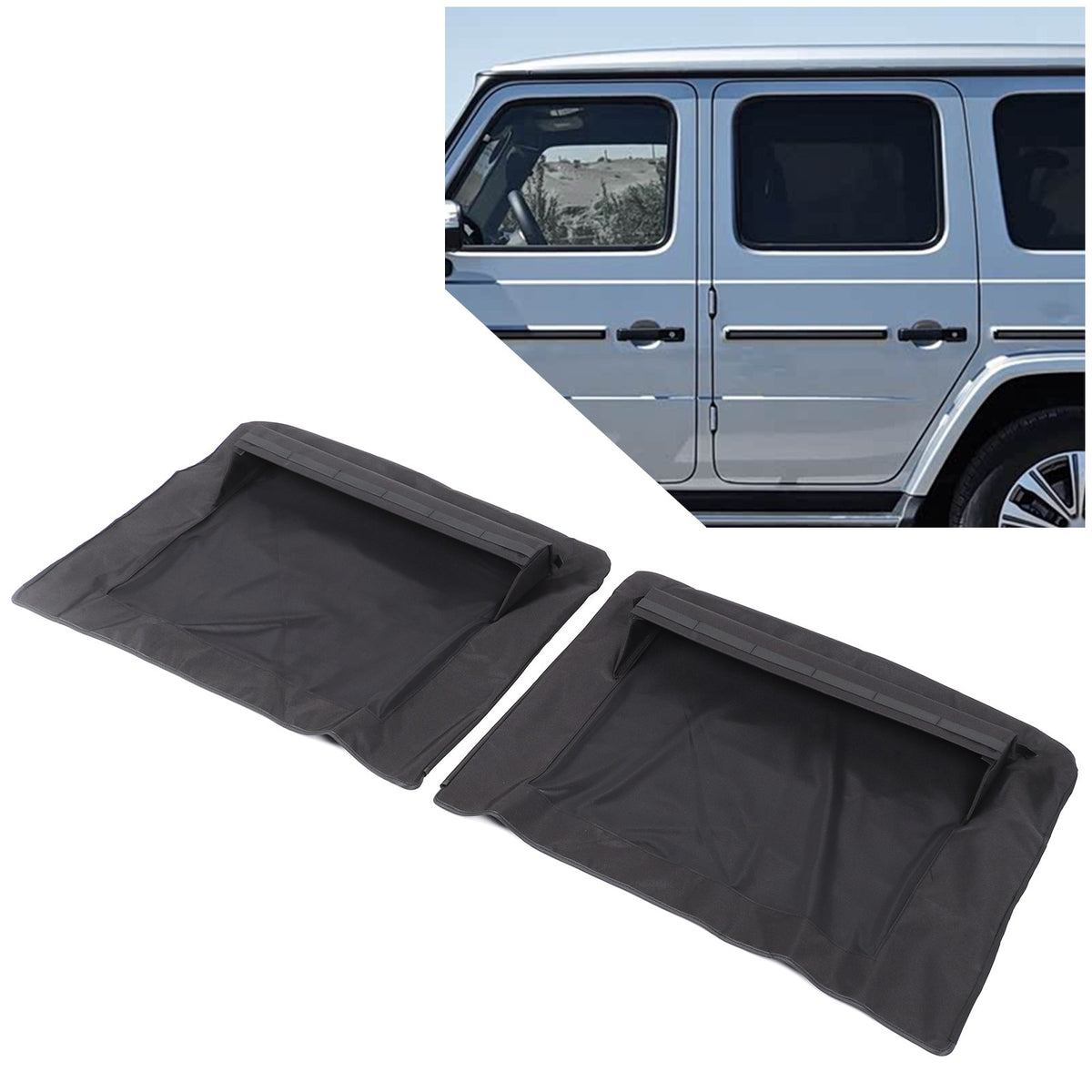 Rear Door Window Sun Shade For Mercedes-Benz G-Class W463 G500 2004+ 7