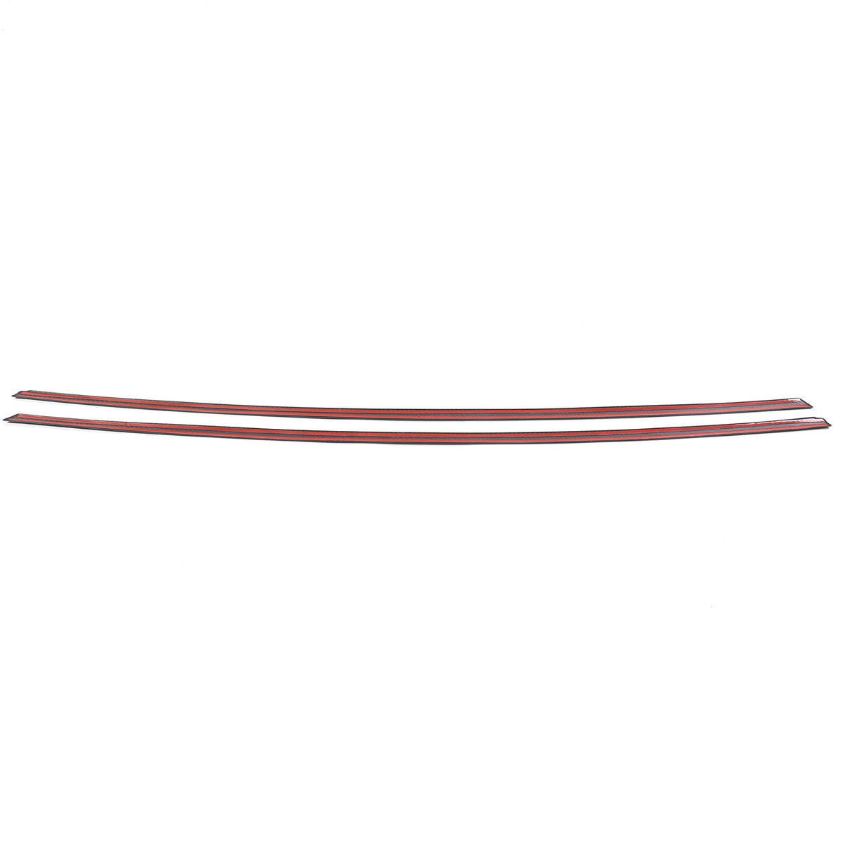 Real Carbon Fiber Door Window Sill Trim Decor Strips For Corvette C6 2005-2013 15
