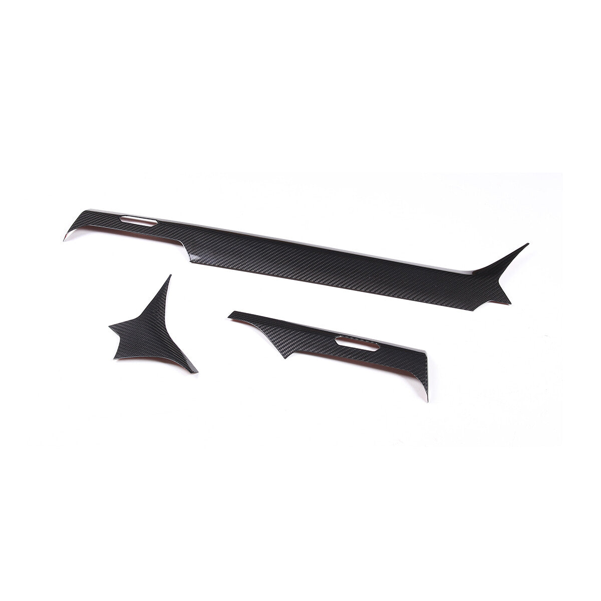 Real Carbon Firber Front Dashboard Strip Cover Trim For Lamborghini Urus 2018-23 7