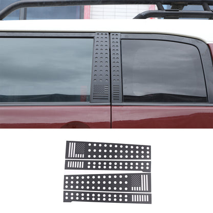 US Flag Alloy Window Center Pillar Trim Panel For Toyota FJ Cruiser 2007-21 6