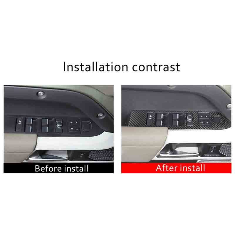 Real Dry Carbon Fiber Full Interior Trim Set For LR Defender 90 110 L663 20-23 157