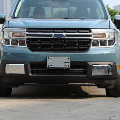 Chrome Exterior Front & Rear Bumper Corner Panel Trim For Ford Maverick 2022-23 7