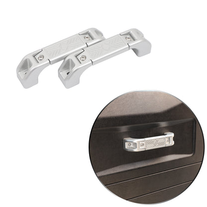 Mecha Silver Replacement Interior Door Handle Grab For LR Defender L316 2004-18 10