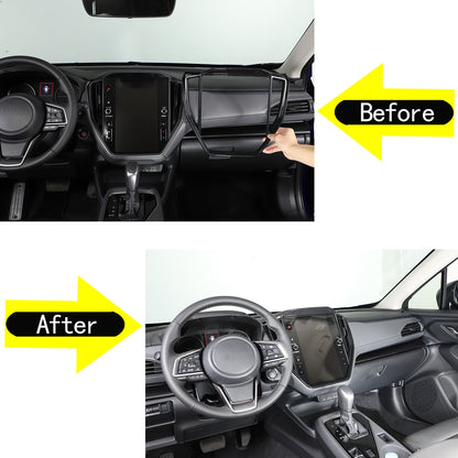 Carbon Fiber ABS Interior Accessories Kit Cover Trim For Subaru Crosstrek 2024 2