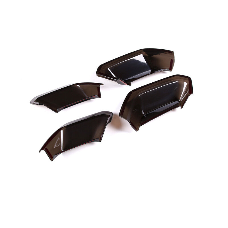 10 Pairs Smoked Covers For 14-19 Corvette C7 Rear Tail Light Blackout Molded Kit 10
