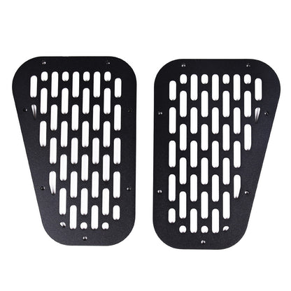 Black Alloy Front Hood Air Vent Cover Trim For Land Rover Defender 04-18 US 10