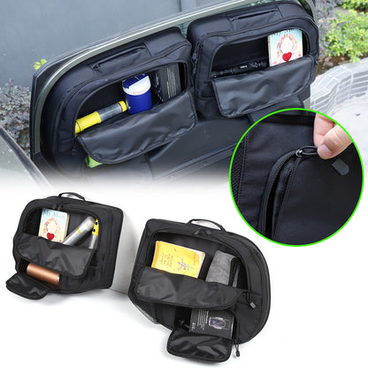 Tailgate Rear Door Cargo Trunk Storage Bag Organizer For Land Rover Defender 20+ 14