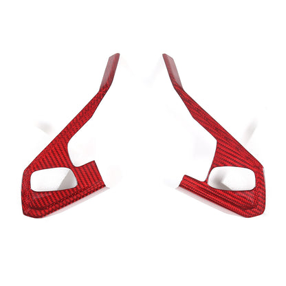 Red Real Carbon Fiber Full Interior Set Decor Trim Kit for Corvette C8 20-25 - Styles 66-68 14